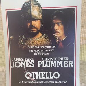 Shakespeare “Othello” Broadway Poster w/James Earl Jones & Christopher Plummer